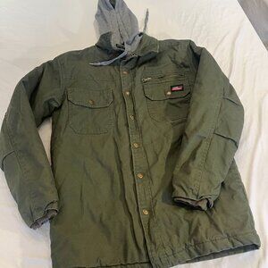 Dickies Sweatshirt Hooded Duck Fabric Jacket Size Small (34-36)